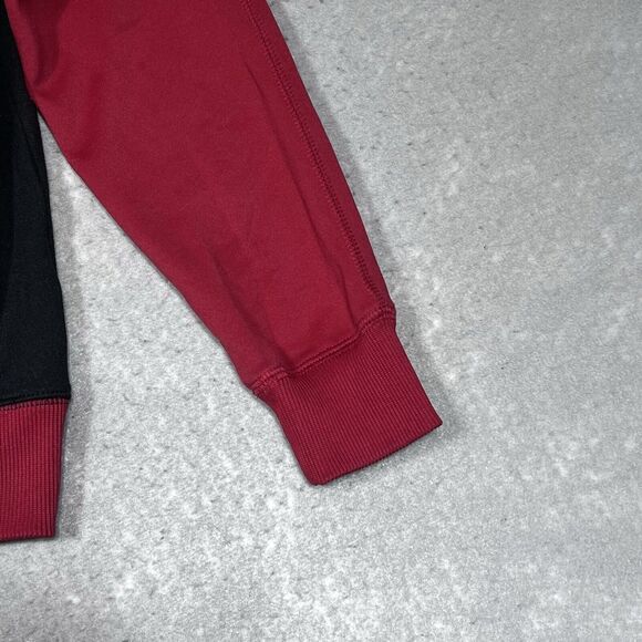 Nike Air Jumpman Sweatshirt Youth Boy Medium Black Red Full Zip-Up Jacket Hoodie - Picture 7 of 12